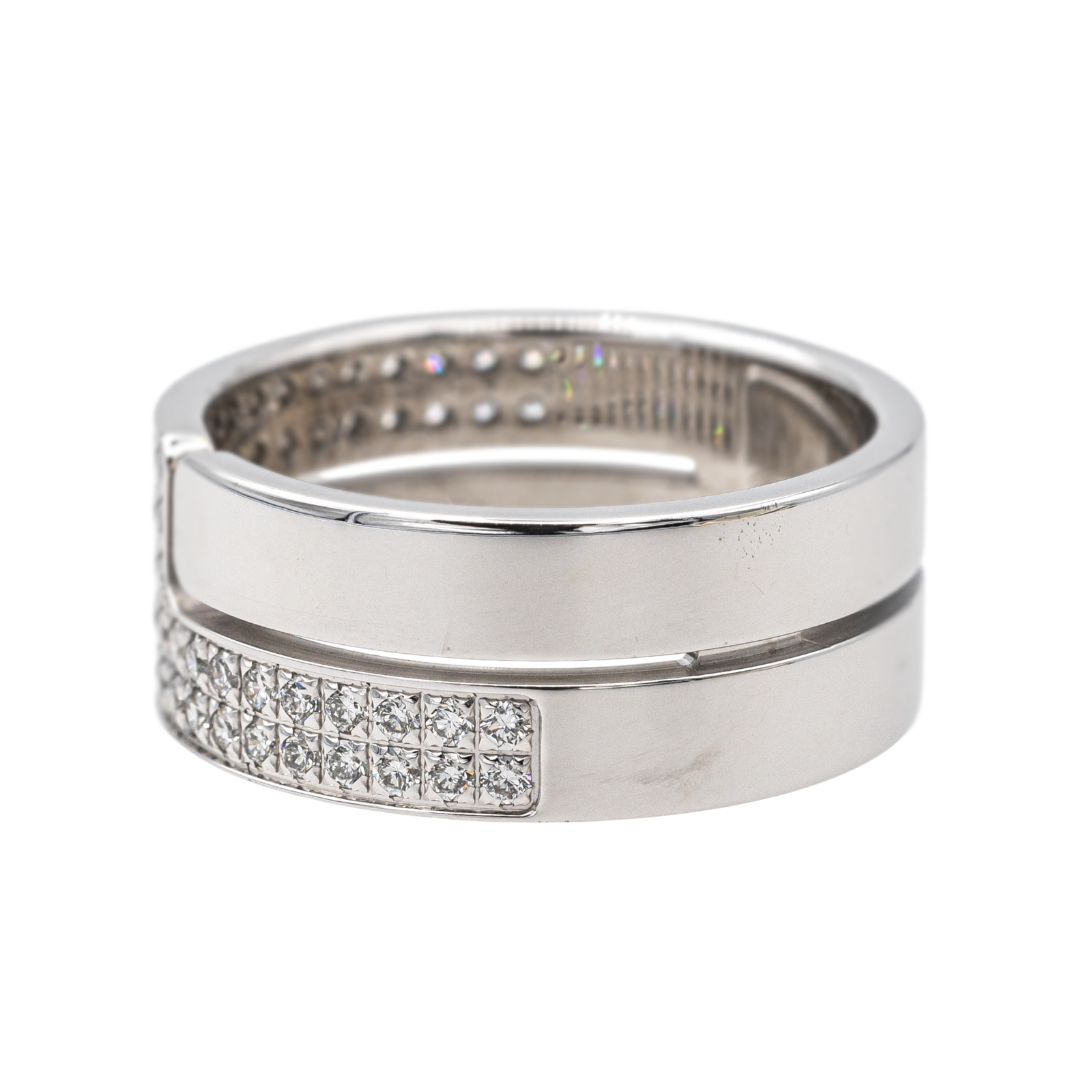 Dinh Van Seventies Ring White Gold Diamond