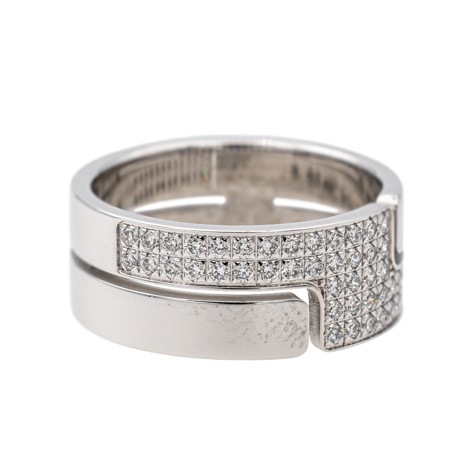 Dinh Van Seventies Ring White Gold Diamond