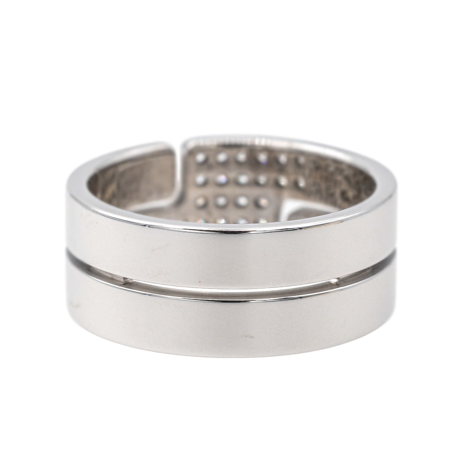 Dinh Van Seventies Ring White Gold Diamond