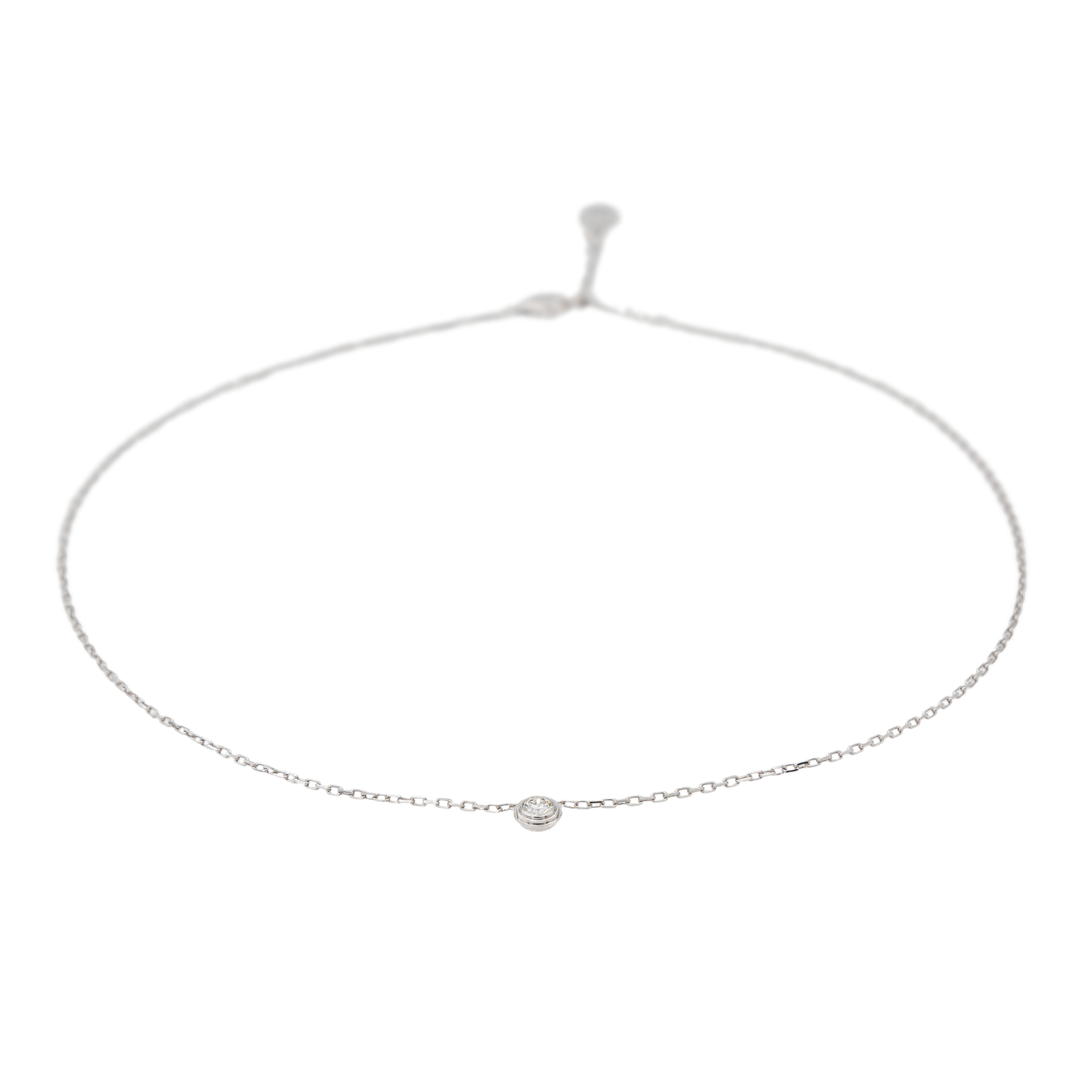 Cartier Cartier d'amour Solitaire Necklace White Gold Diamond