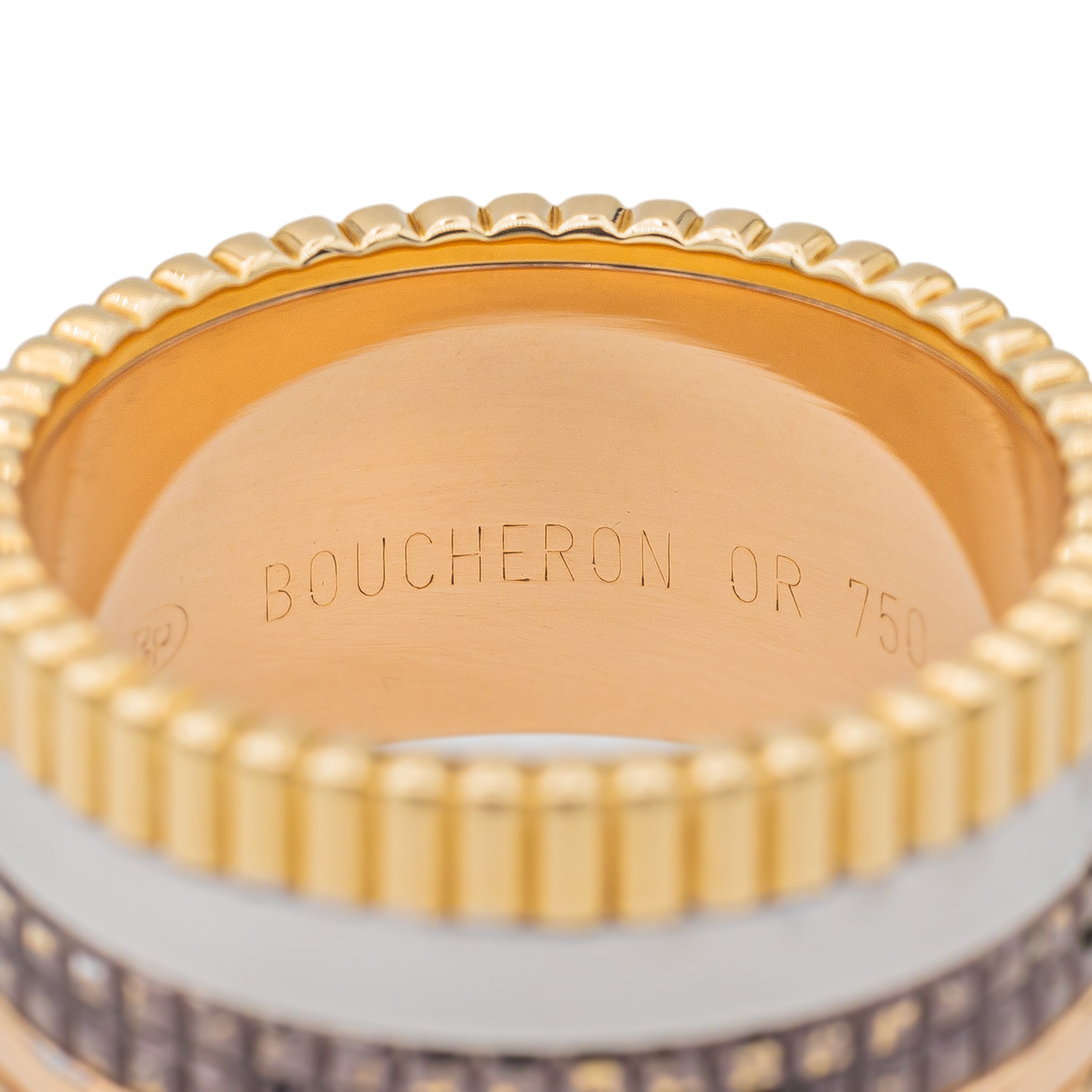 Boucheron Ring Quatre Yellow gold, White gold, Rose gold