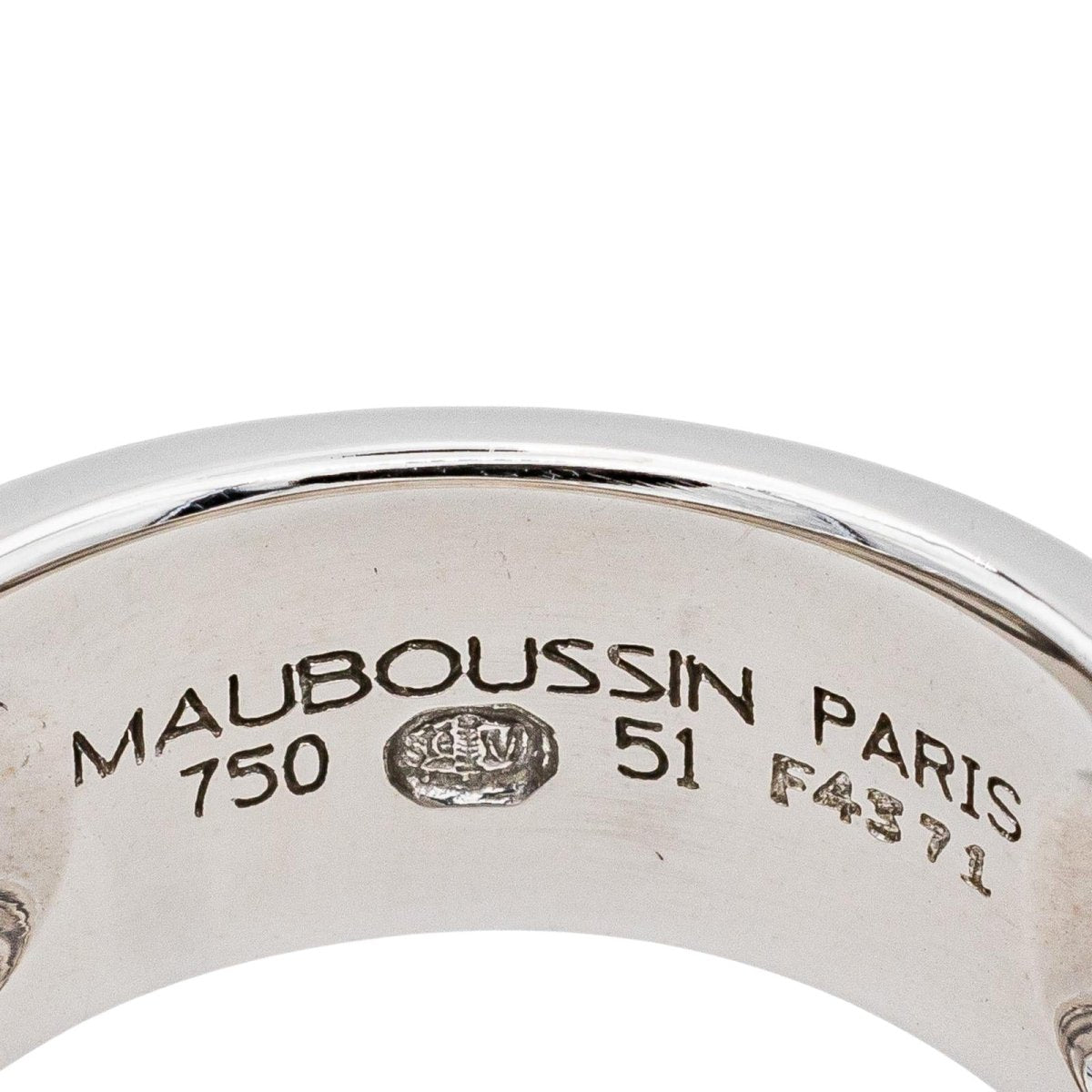 Mauboussin Bague Or blanc Diamant - Maison Eloe