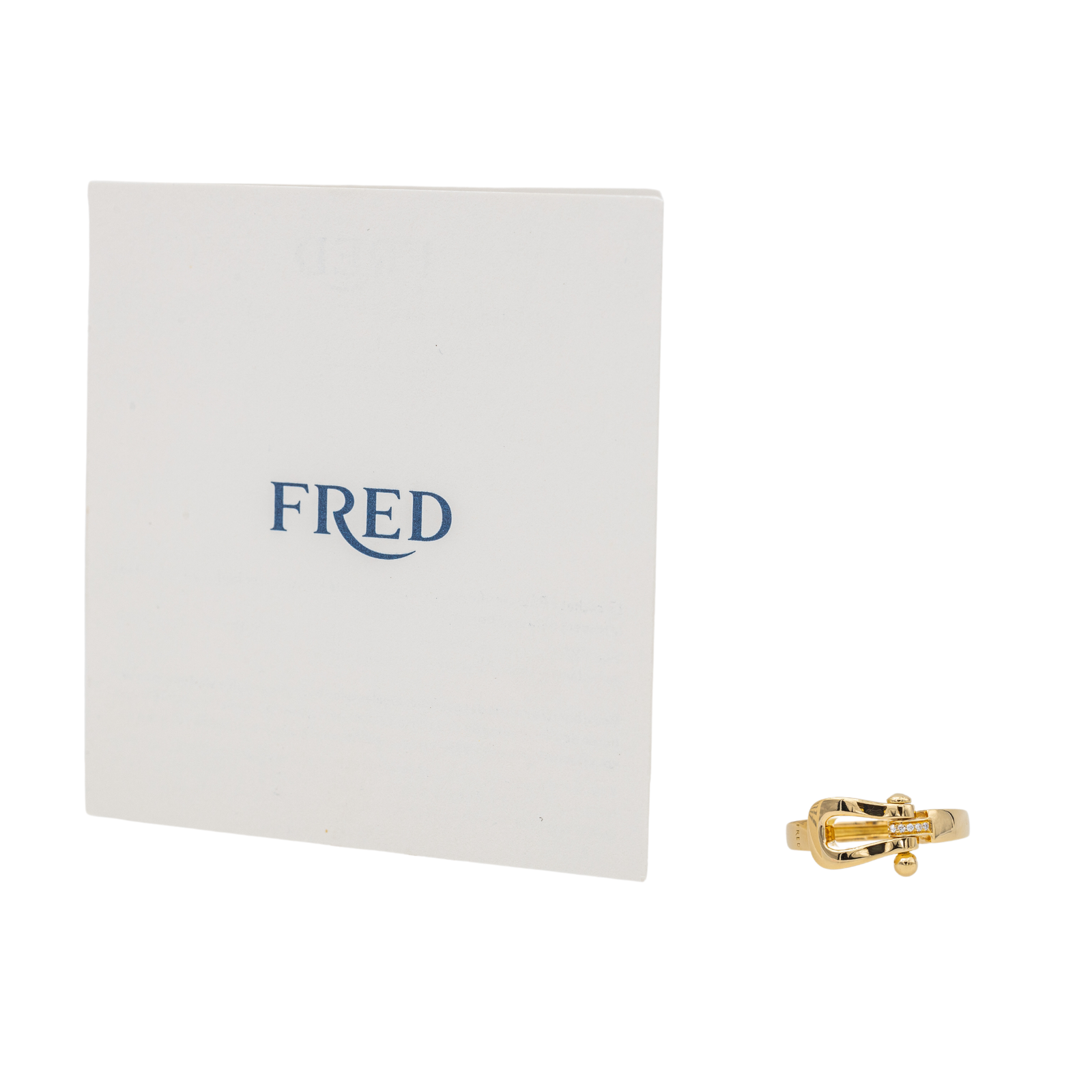 Fred Bague Force 10 Or rose Diamant