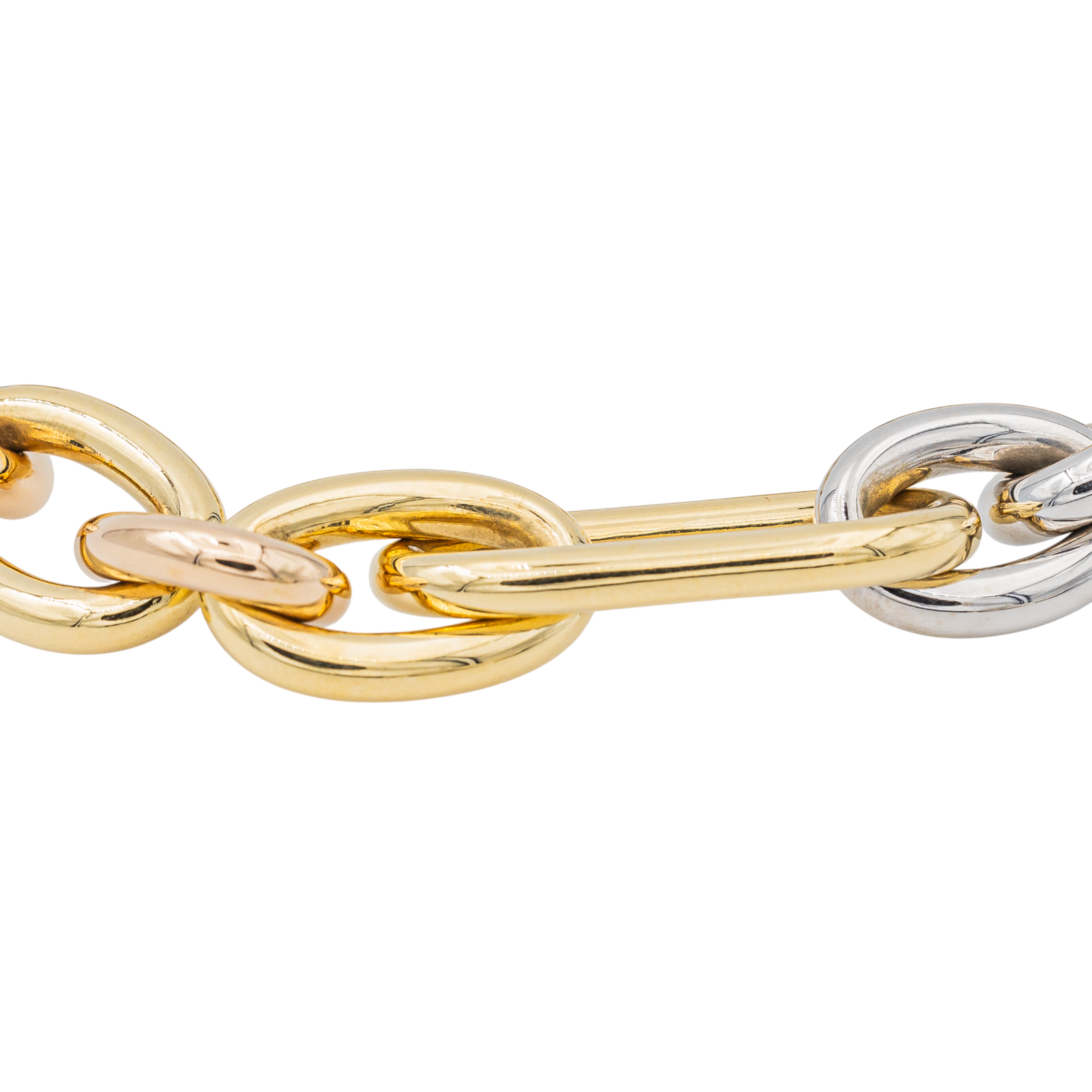 Pomellato Bracelet Chaîne Iconica Or jaune, Or blanc, Or rose