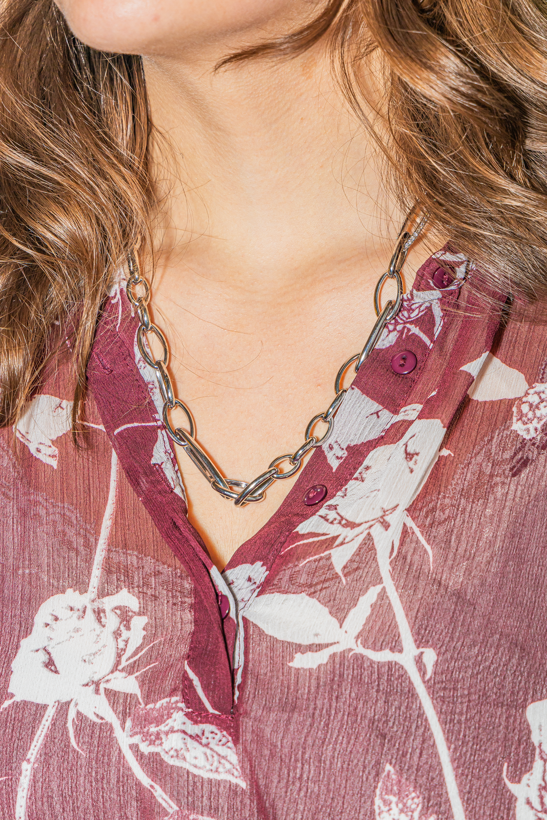 Pomellato Collier Chaîne Iconica Or blanc Diamant