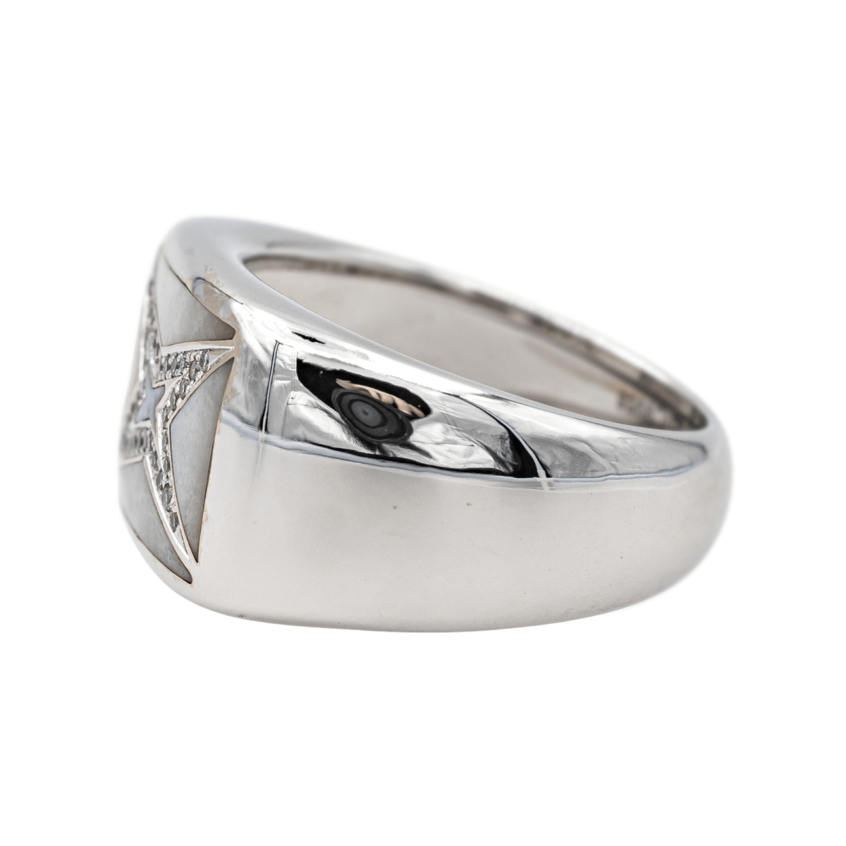 Mauboussin Bague Etoile Grande vie Or blanc Nacre - Maison Eloe