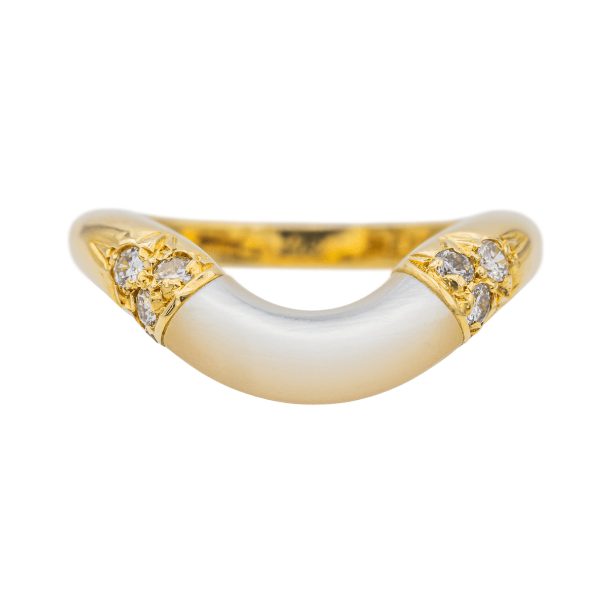 Cartier Bague Or jaune Pierre de lune - Maison Eloe