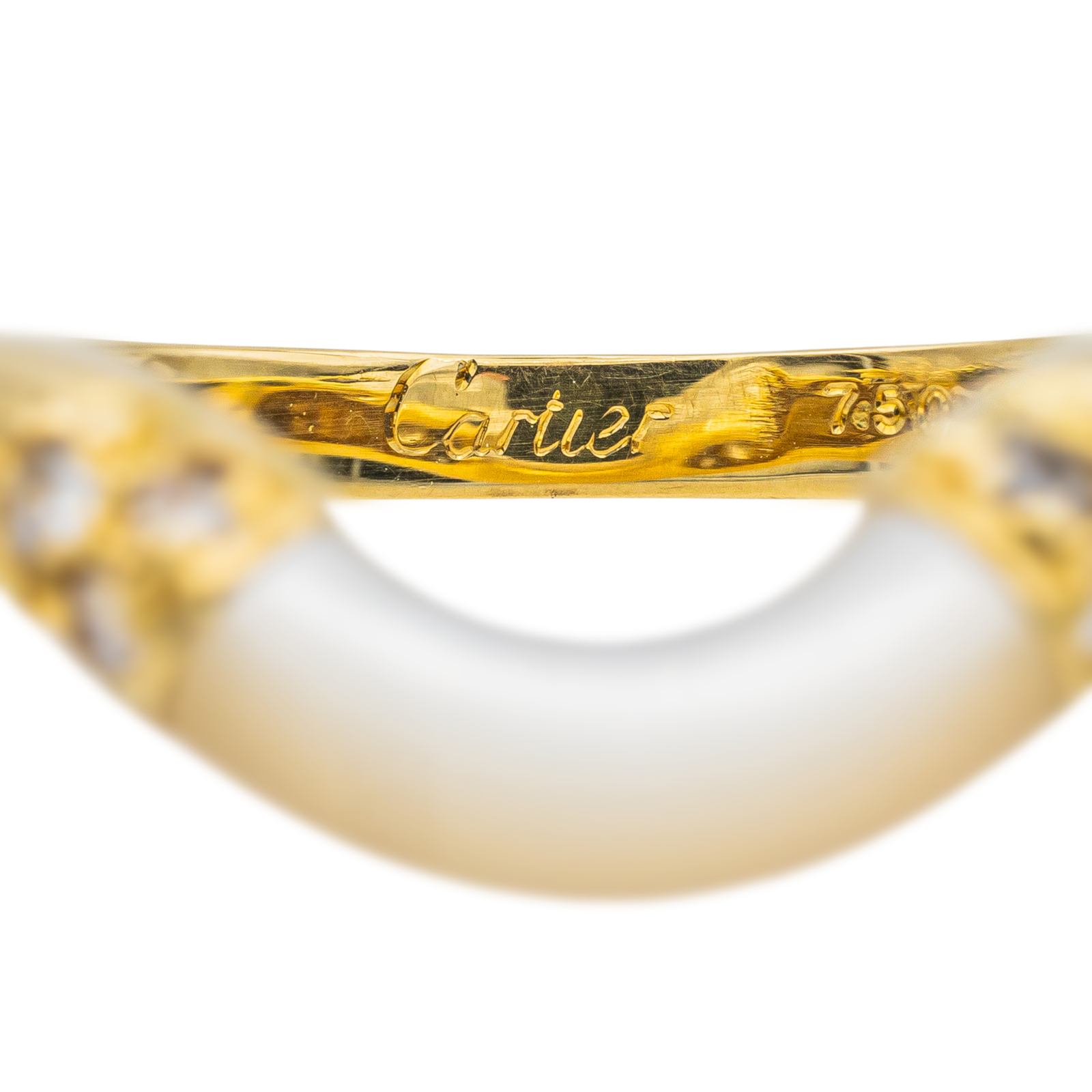 Cartier Yellow Gold Moonstone Ring