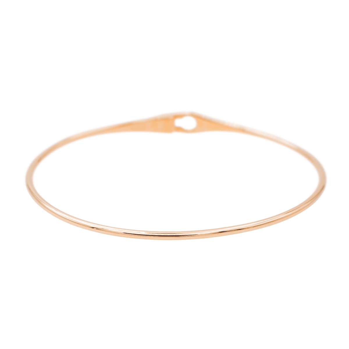 Dinh Van Bracelet Jonc Serrure Or rose Diamant - Maison Eloe