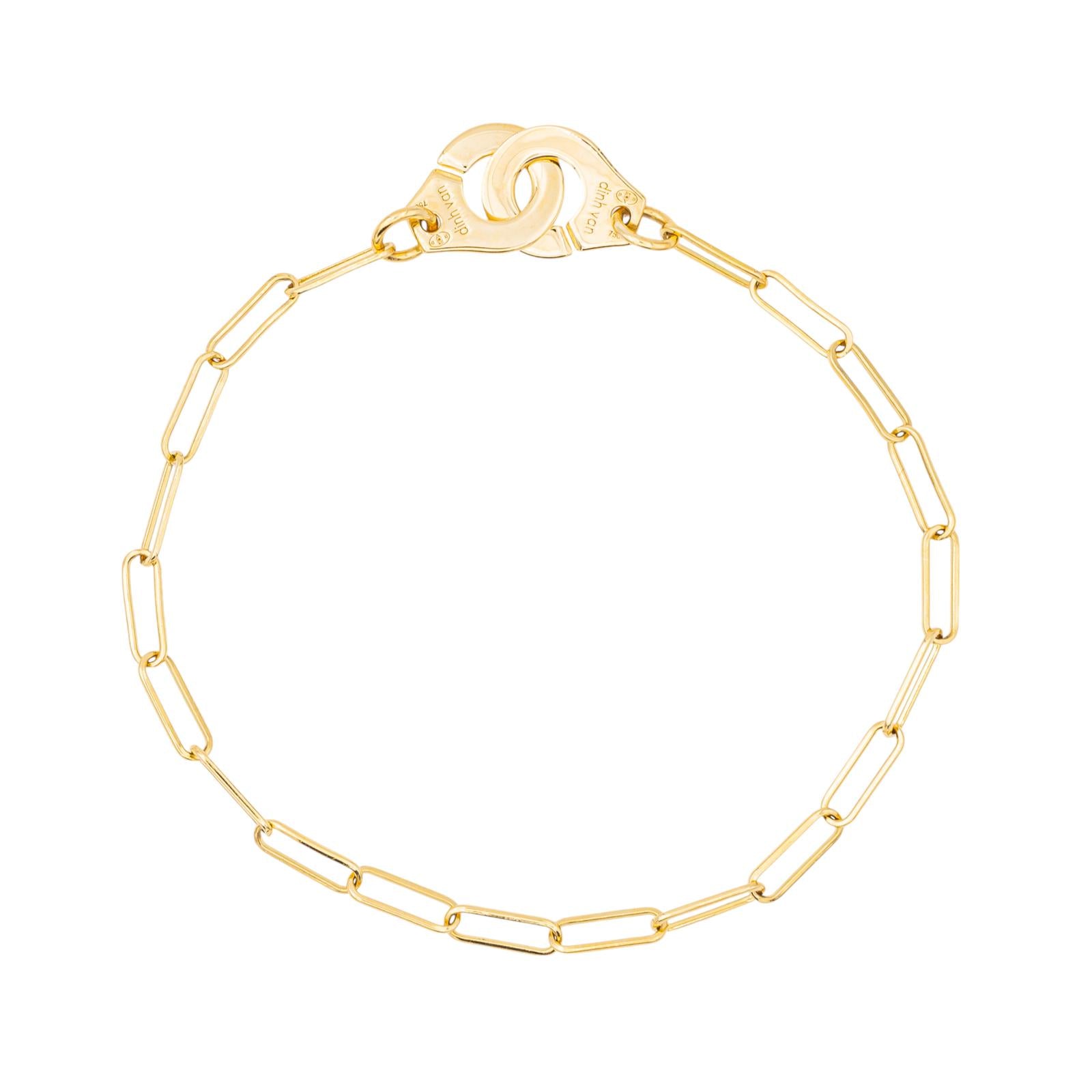 Dinh Van Bracelet Menottes Or jaune