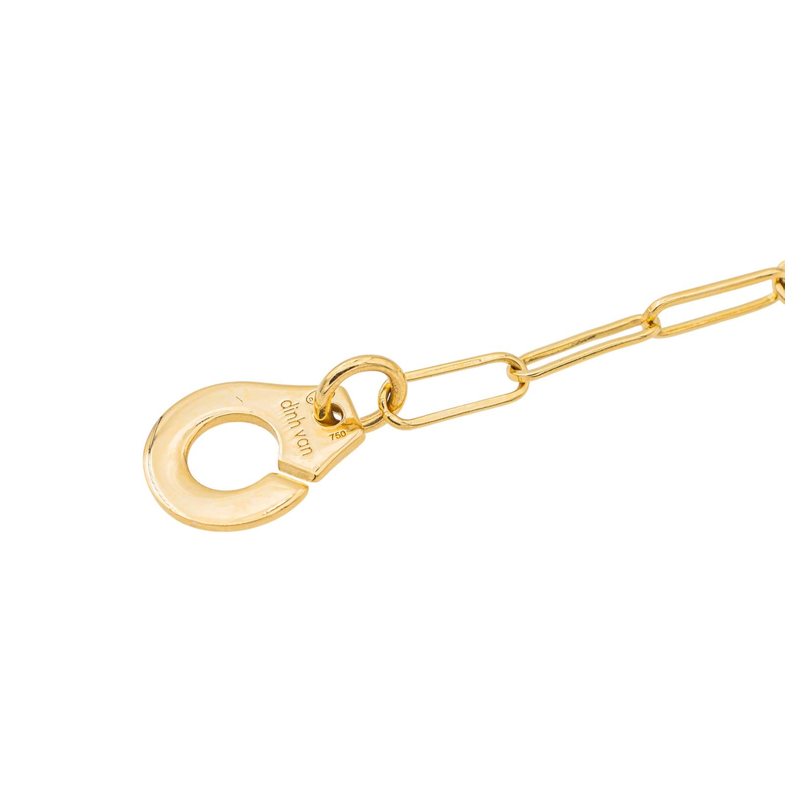 Dinh Van Bracelet Menottes Or jaune