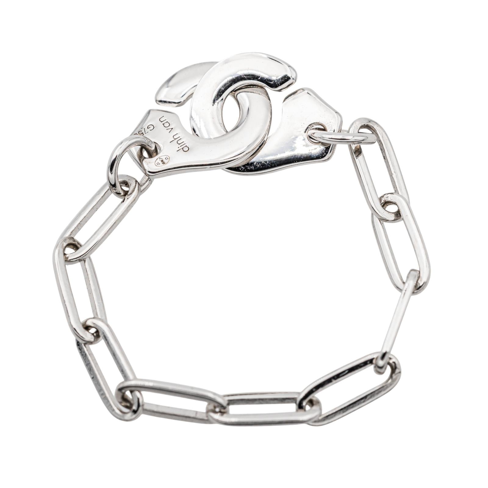 Dinh Van Menottes Ring R7 White Gold