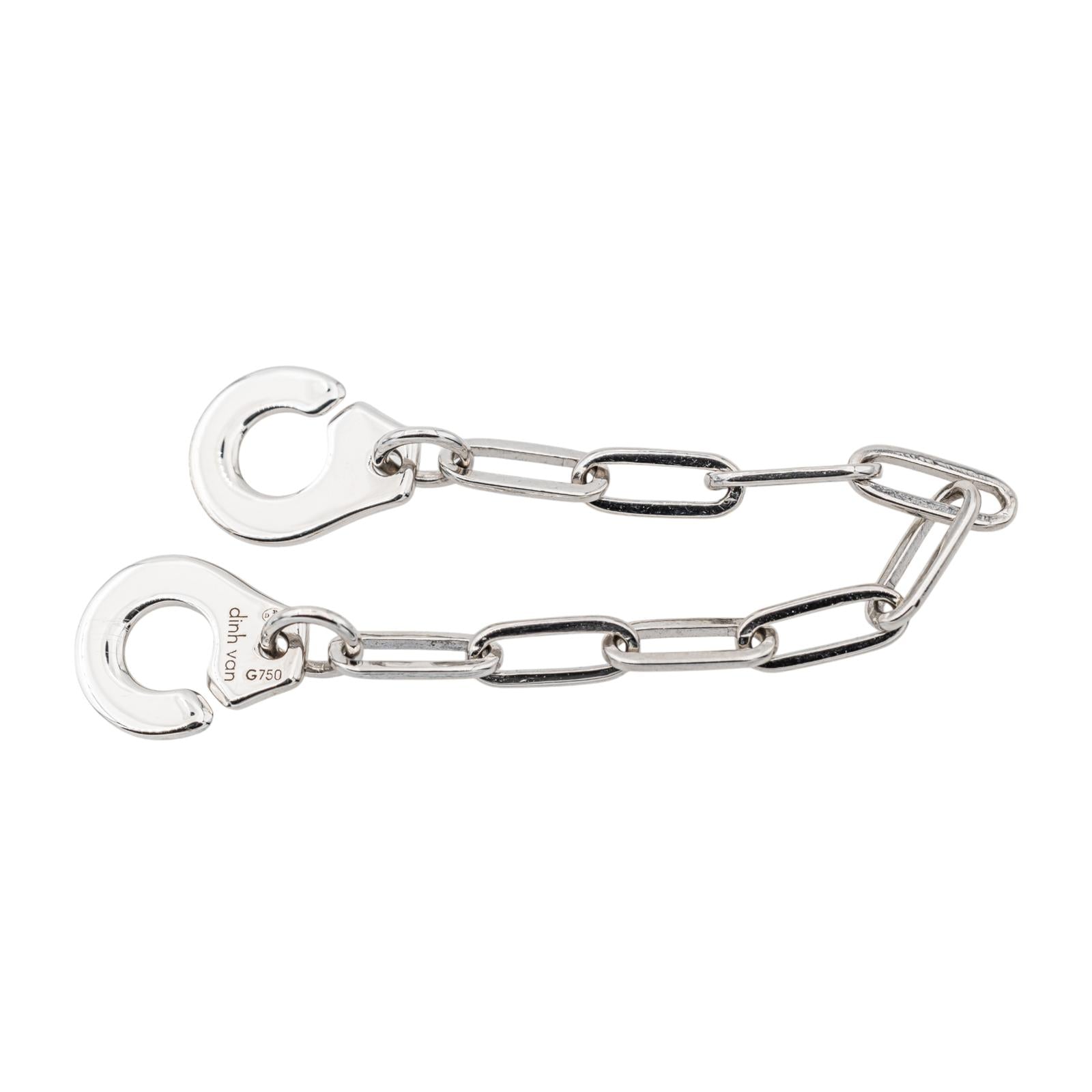 Dinh Van Menottes Ring R7 White Gold