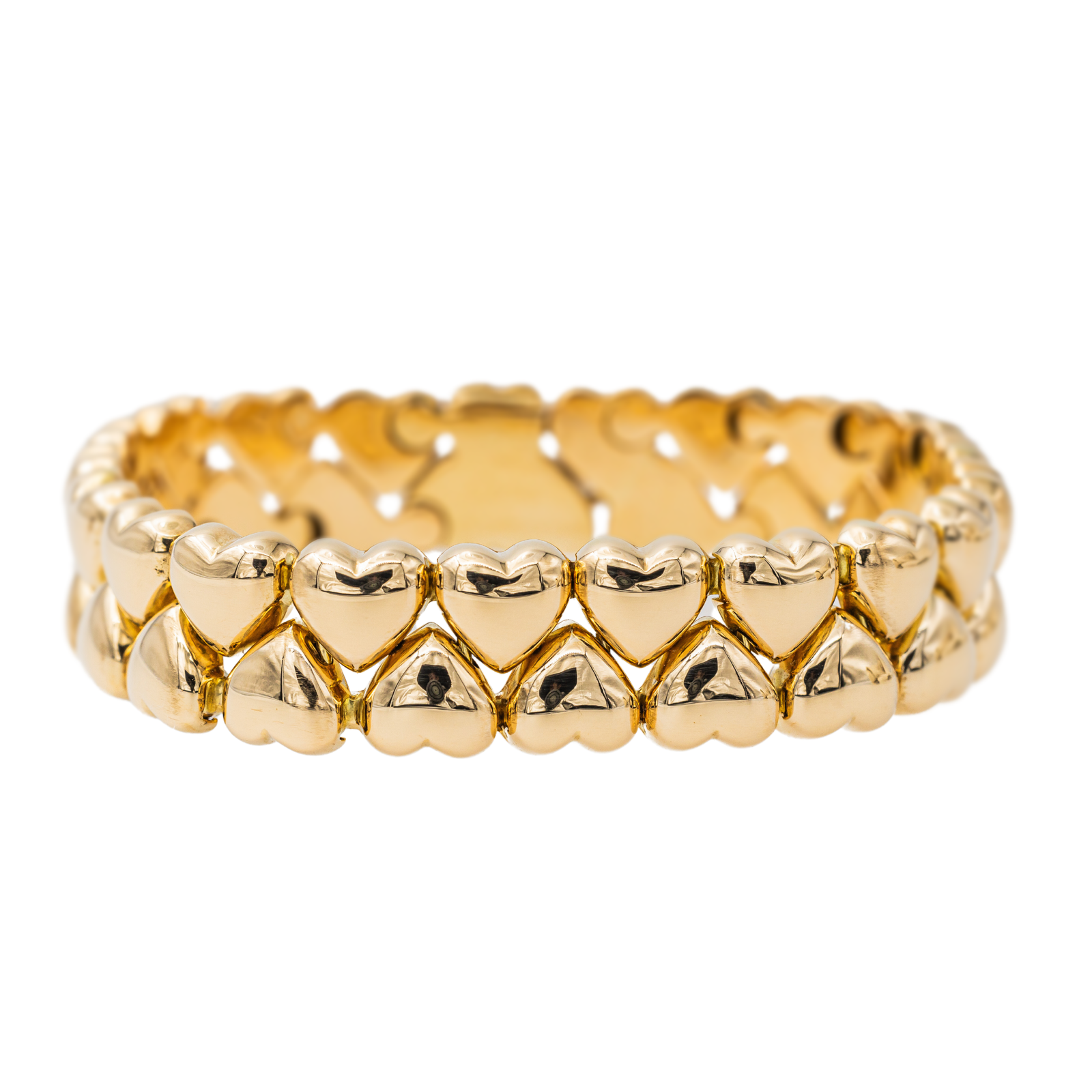 Cartier Bracelet Double cœur Or jaune