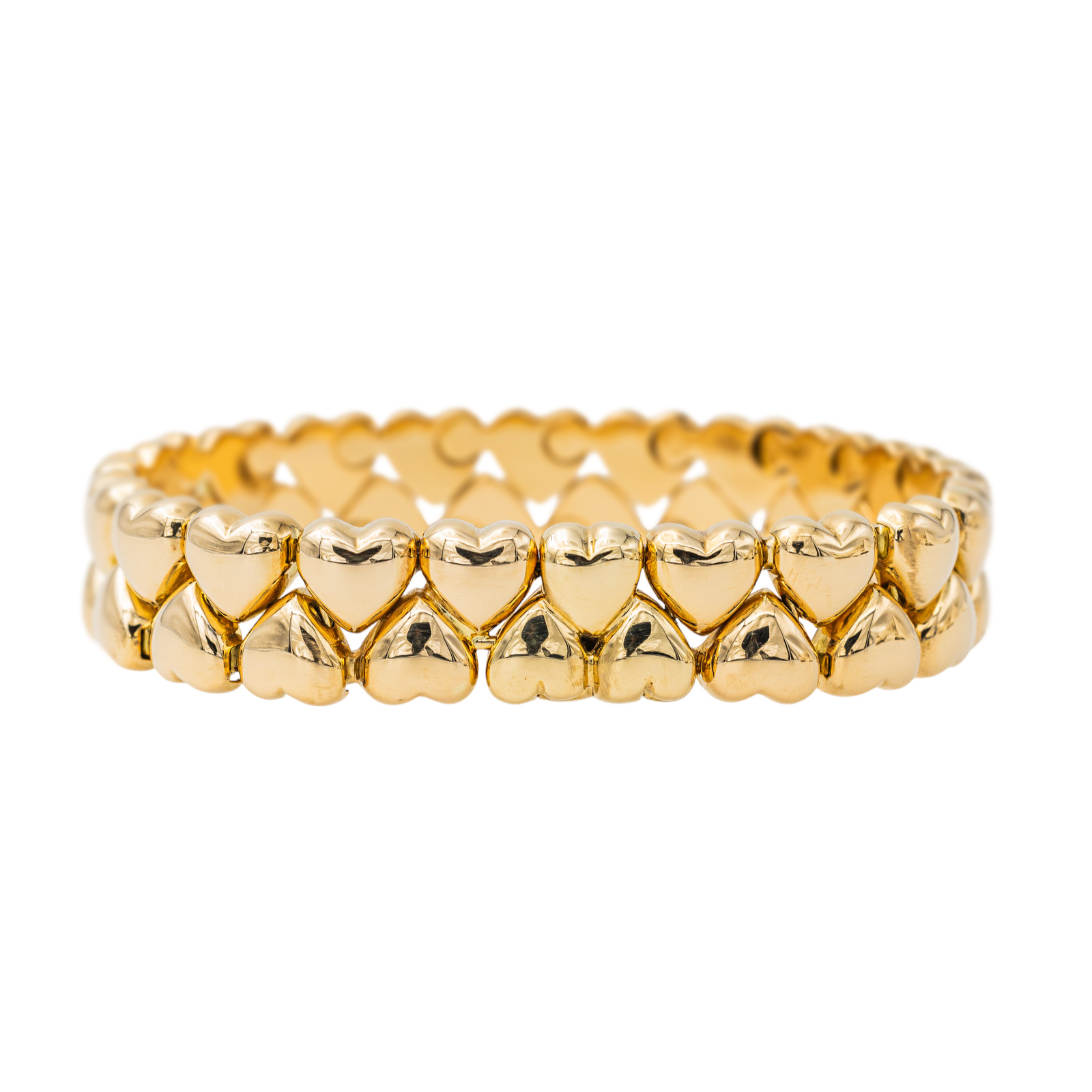 Cartier Bracelet Double cœur Or jaune