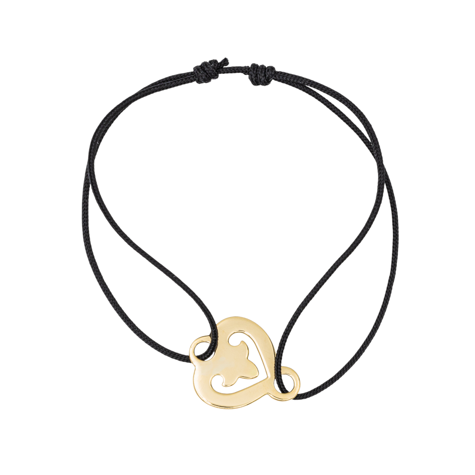 O.J. Perrin Bracelet Coeur Légendes Or jaune