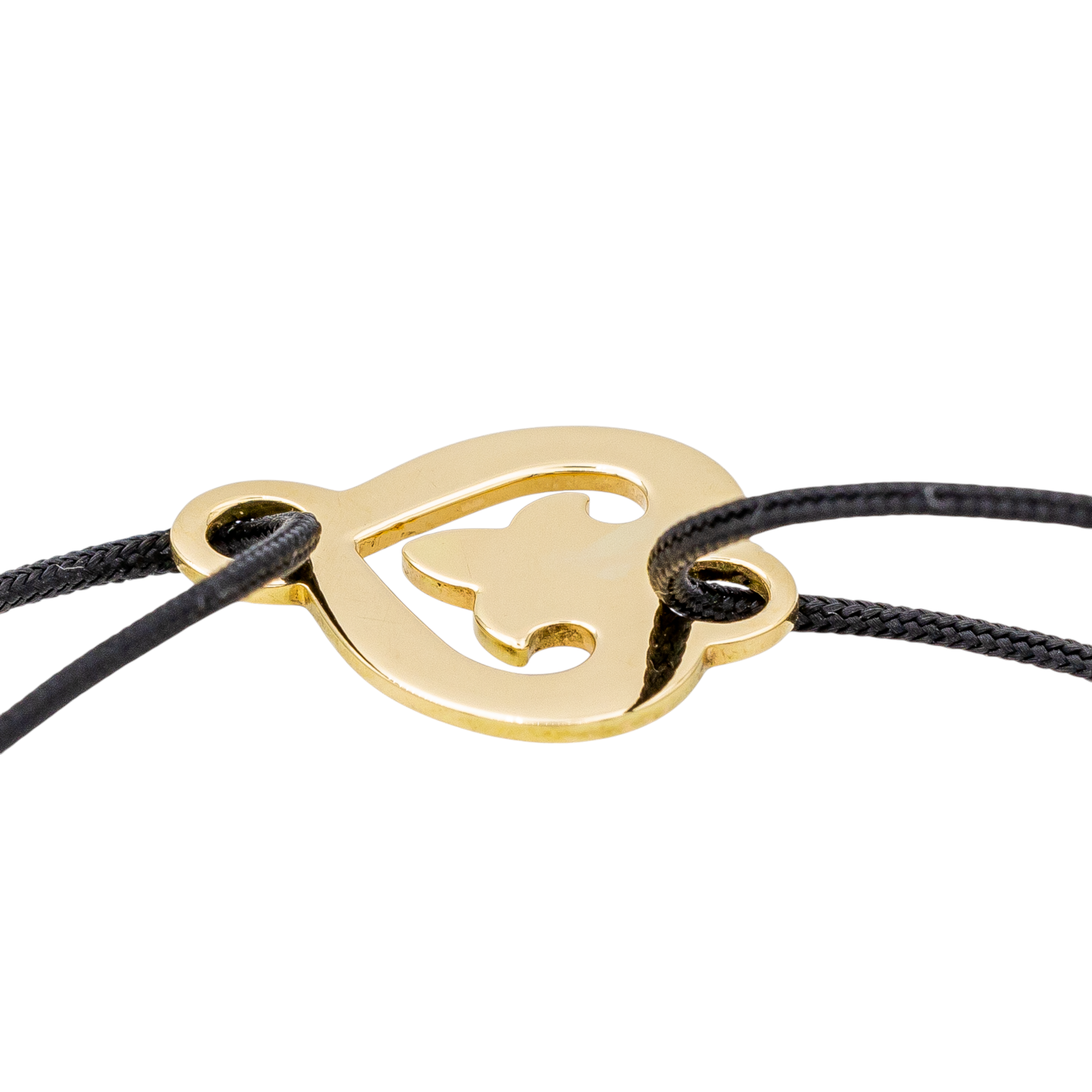 O.J. Perrin Bracelet Coeur Légendes Or jaune