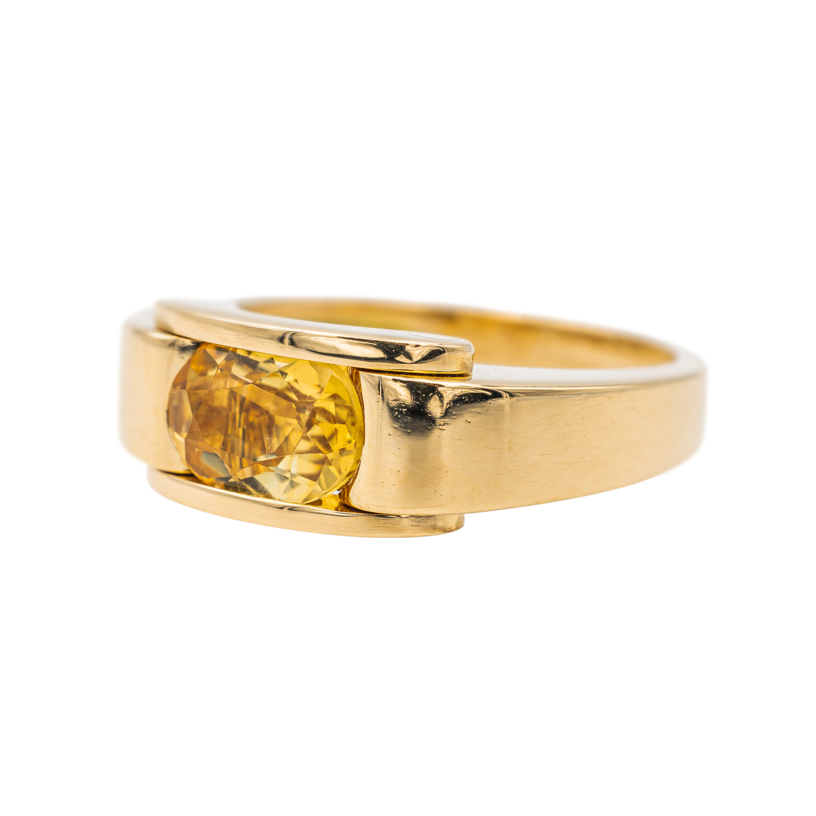 Mauboussin Yellow Gold Citrine Ring