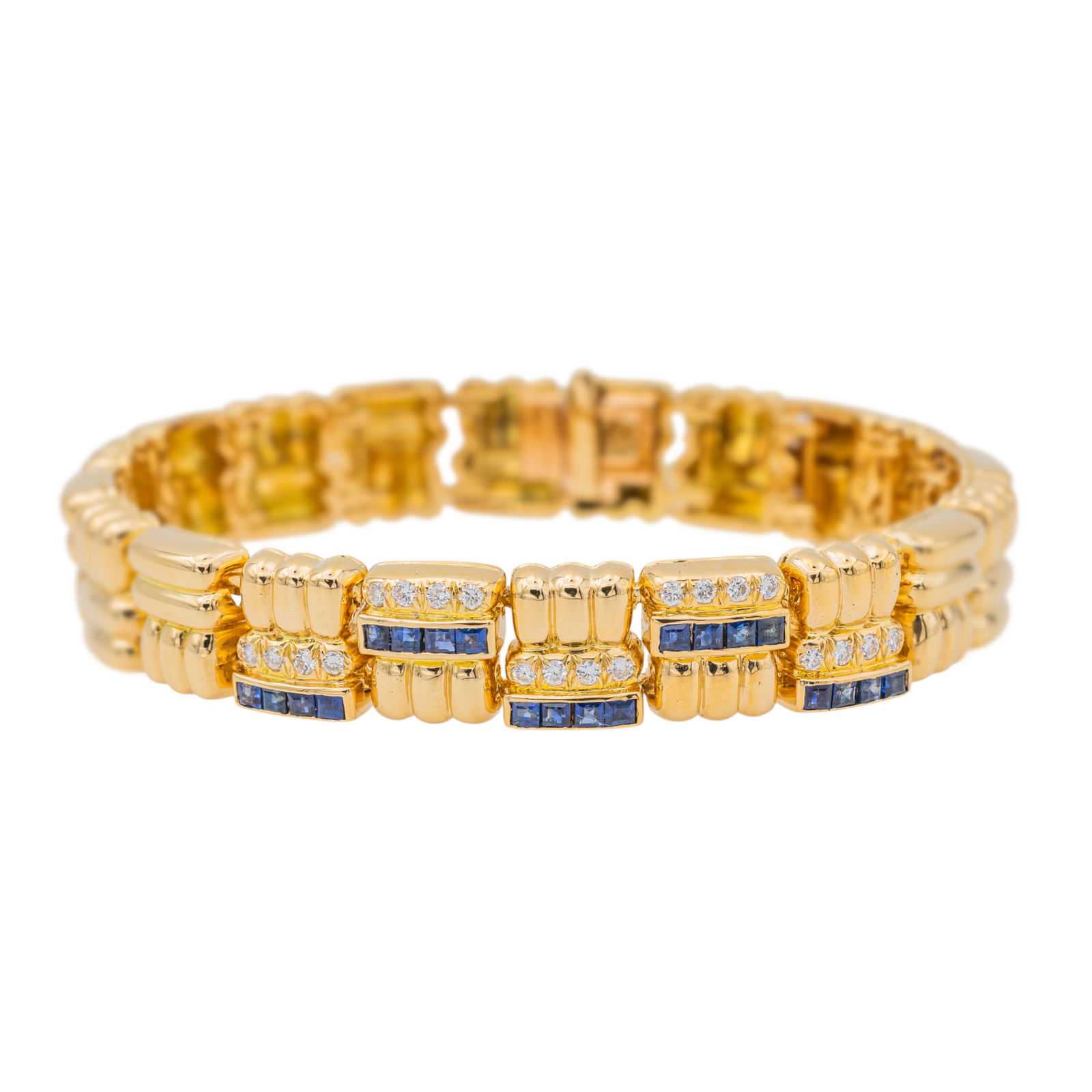Boucheron Bracelet  Or jaune Saphir