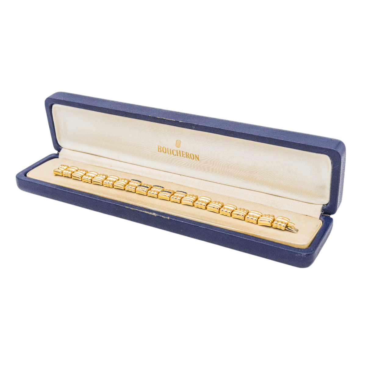 Boucheron Bracelet Or jaune Saphir - Maison Eloe