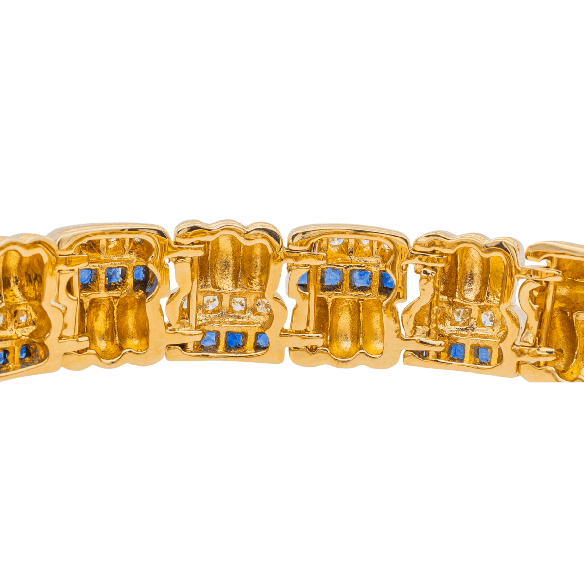 Boucheron Bracelet Or jaune Saphir - Maison Eloe