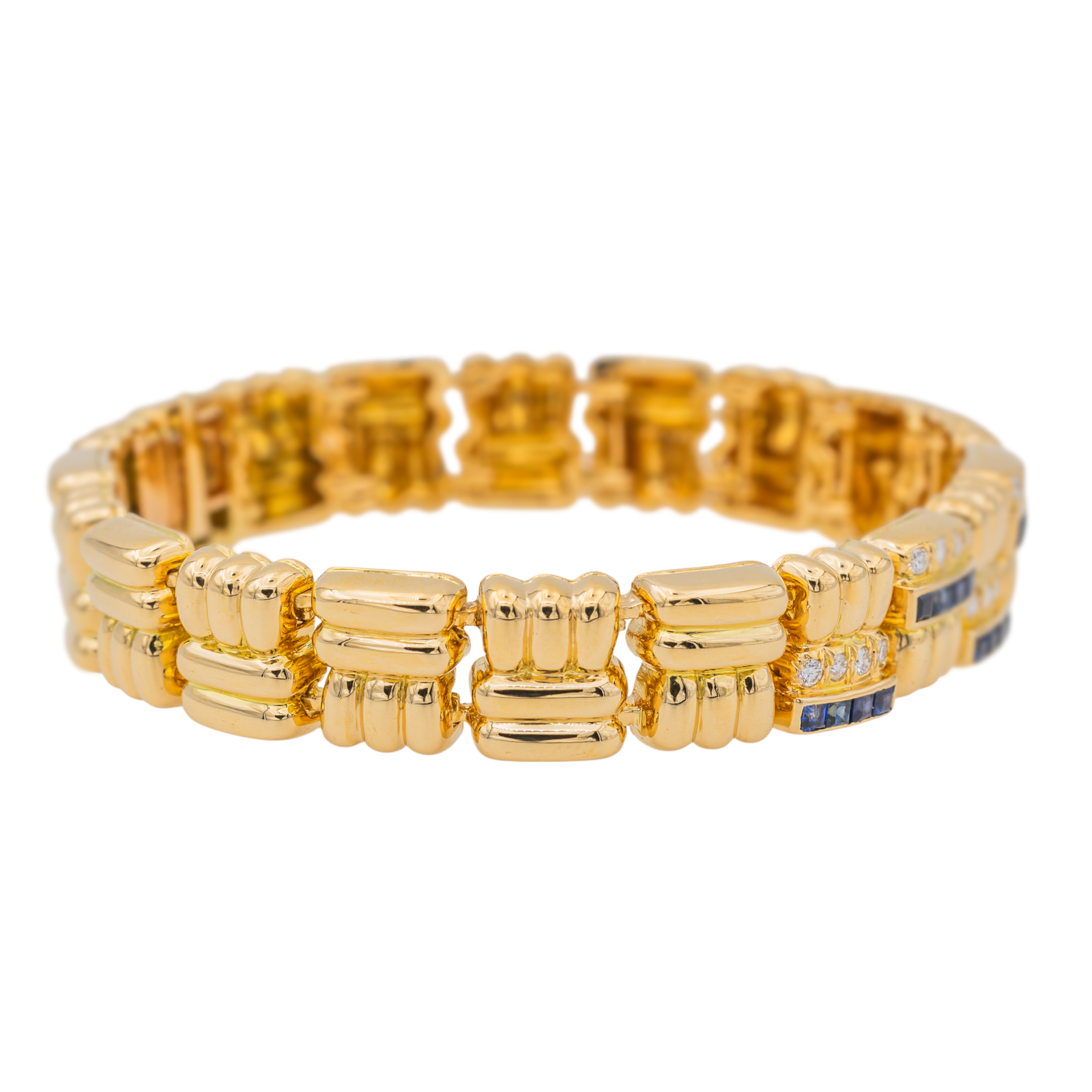 Boucheron Bracelet  Or jaune Saphir