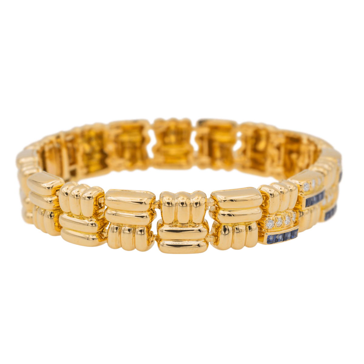 Boucheron Bracelet Or jaune Saphir - Maison Eloe