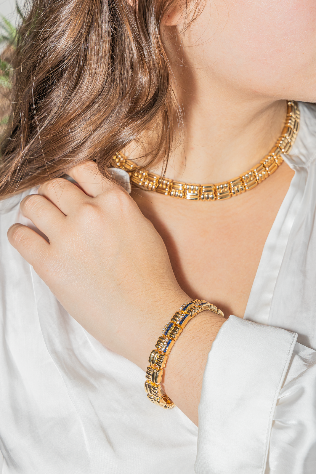Boucheron Bracelet  Or jaune Saphir