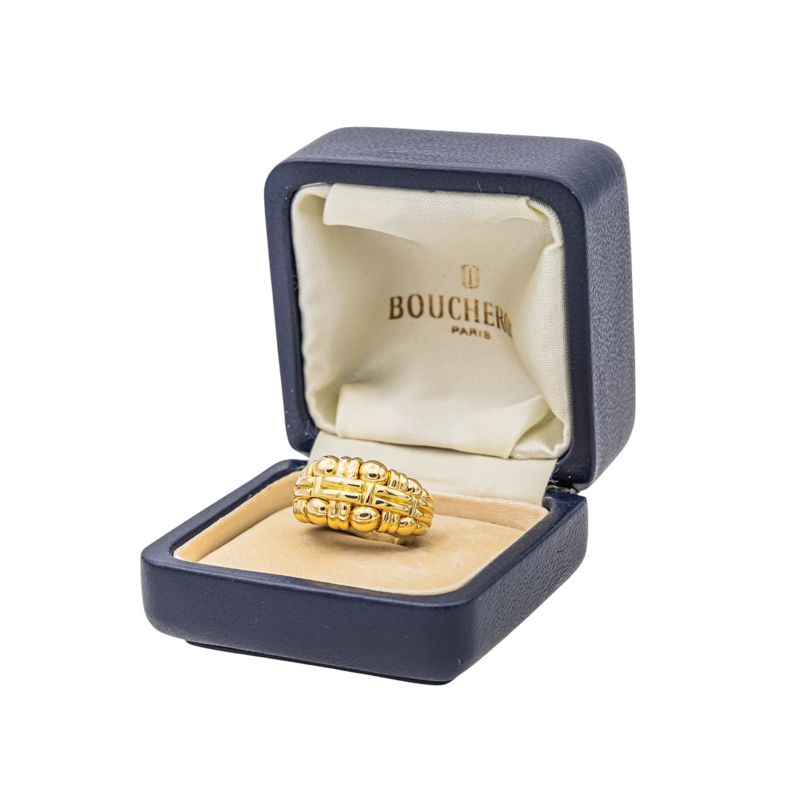 Boucheron Bague Jonc Or jaune