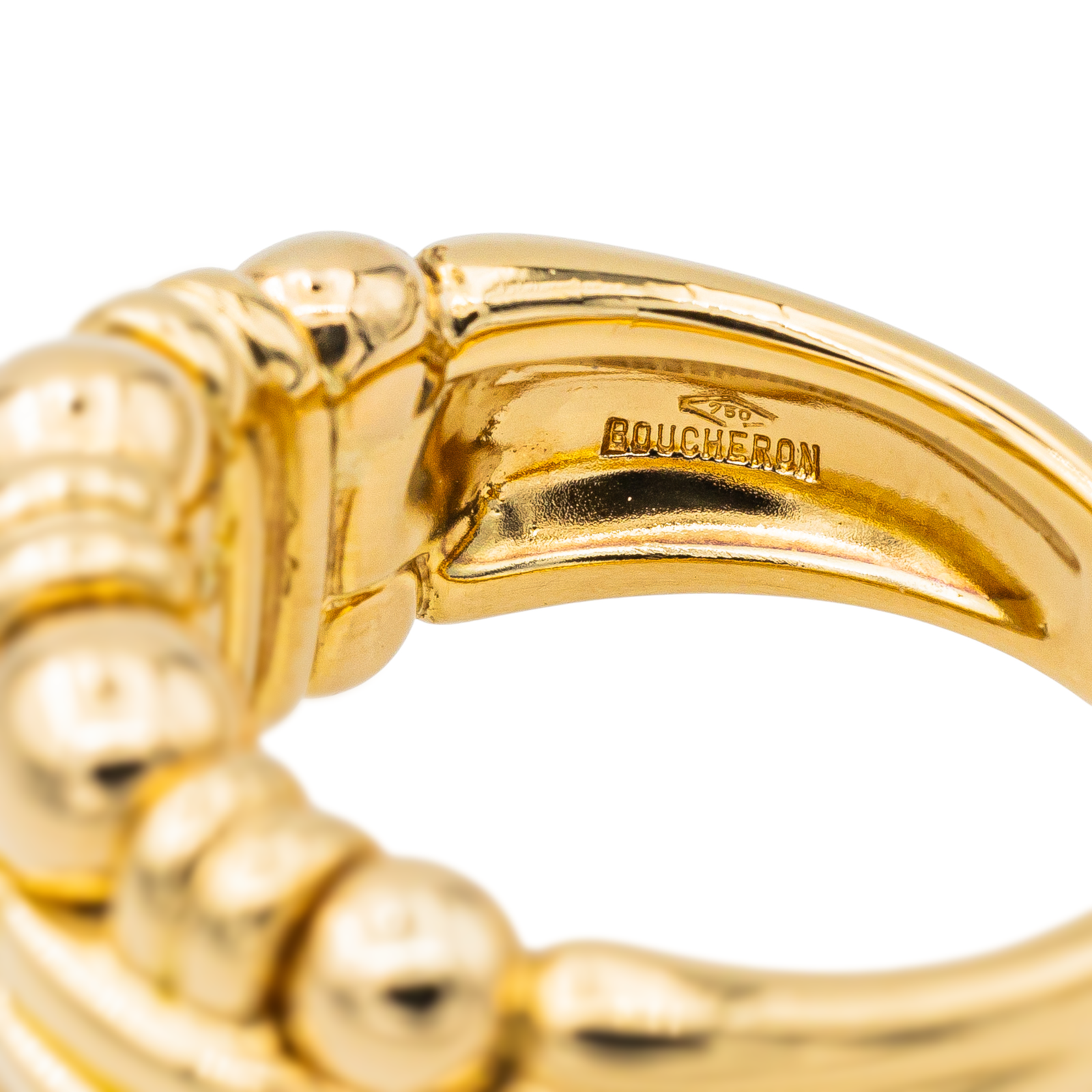 Boucheron Yellow Gold Bangle Ring