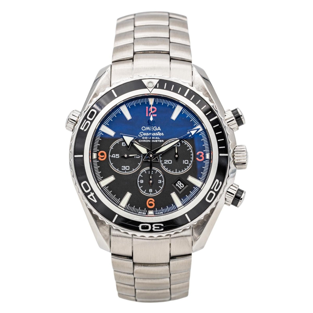 Omega Montre Seamaster Planète Océan Acier Full Set - Maison Eloe