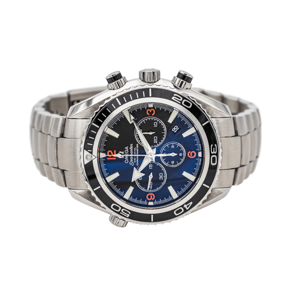 Omega Montre Seamaster Planète Océan Acier Full Set - Maison Eloe