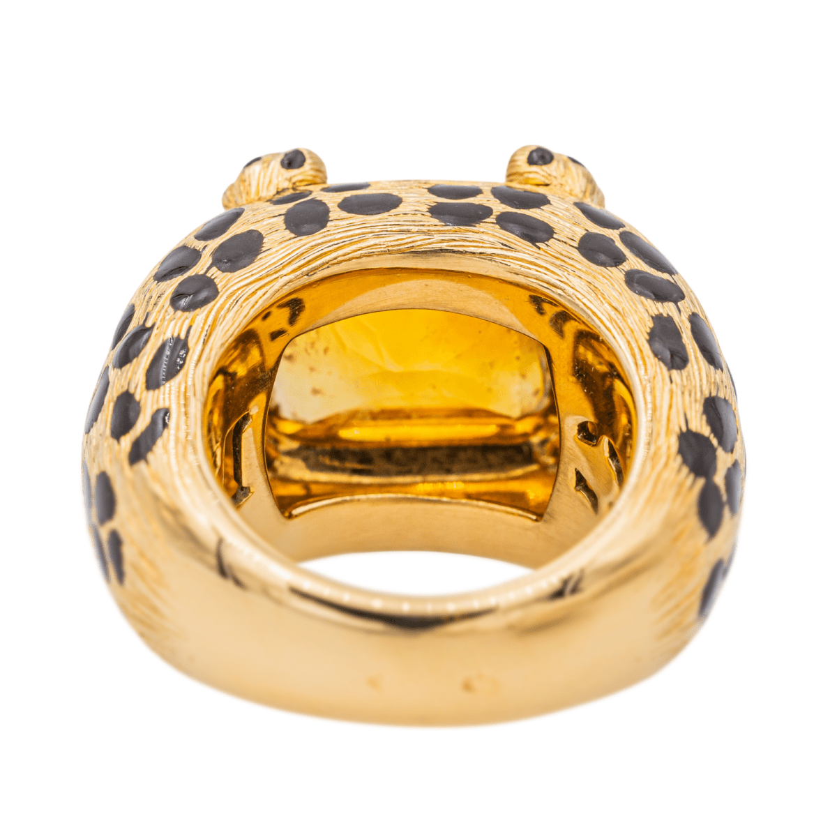 Dior Bague Cocktail Mitza Or jaune Citrine - Maison Eloe