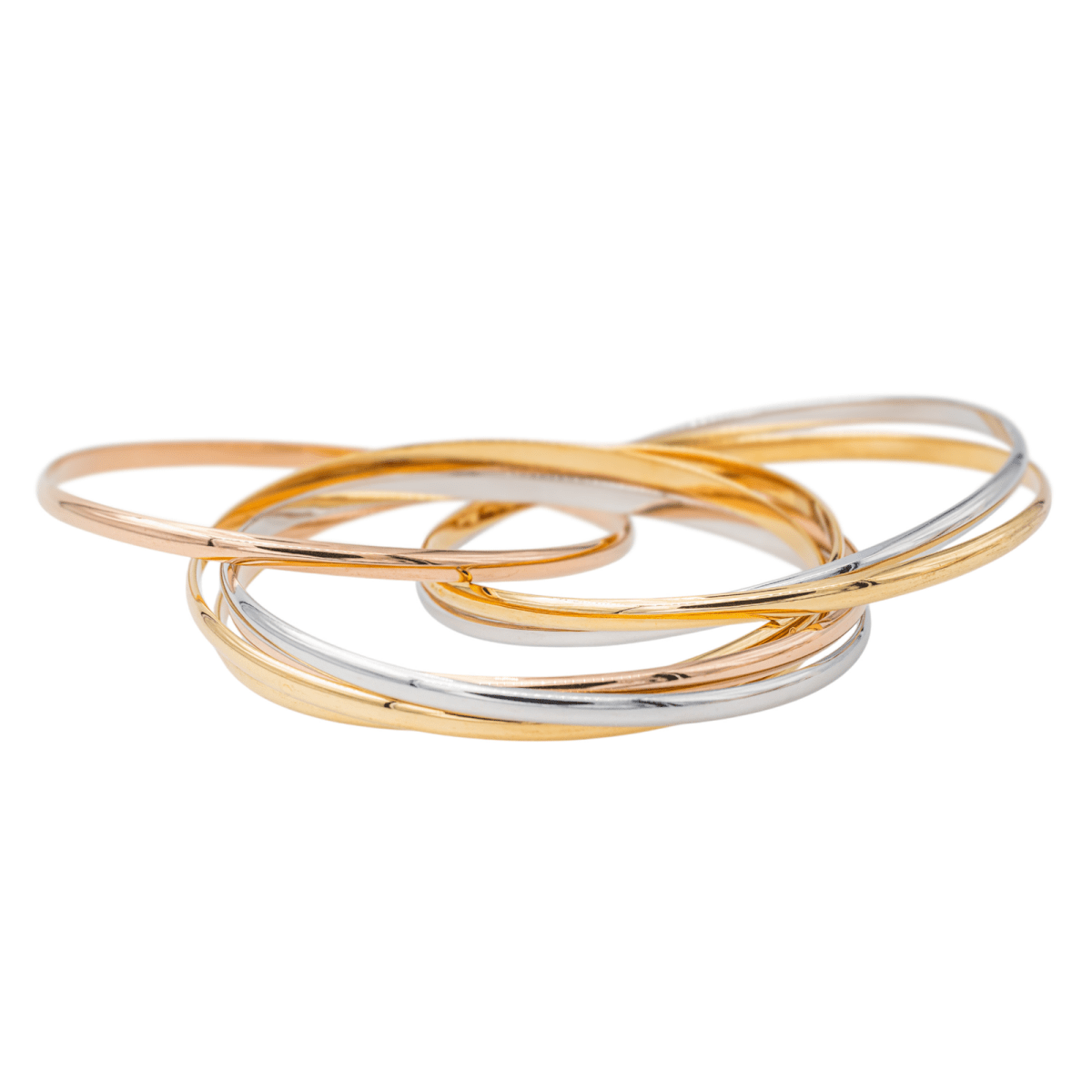 Cartier Bracelet Trinity Or jaune, Or rose, Or blanc - Maison Eloe