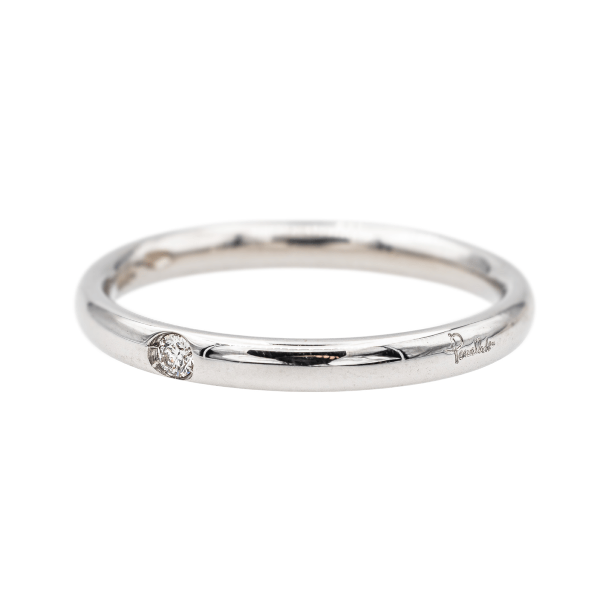 Pomellato Bague Alliance Lucciole Or blanc Diamant - Maison Eloe