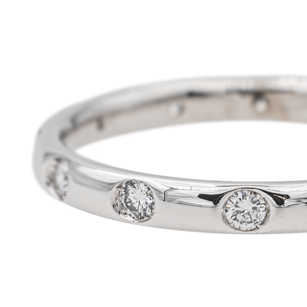 Pomellato Bague Lucciole Or blanc Diamant - Maison Eloe