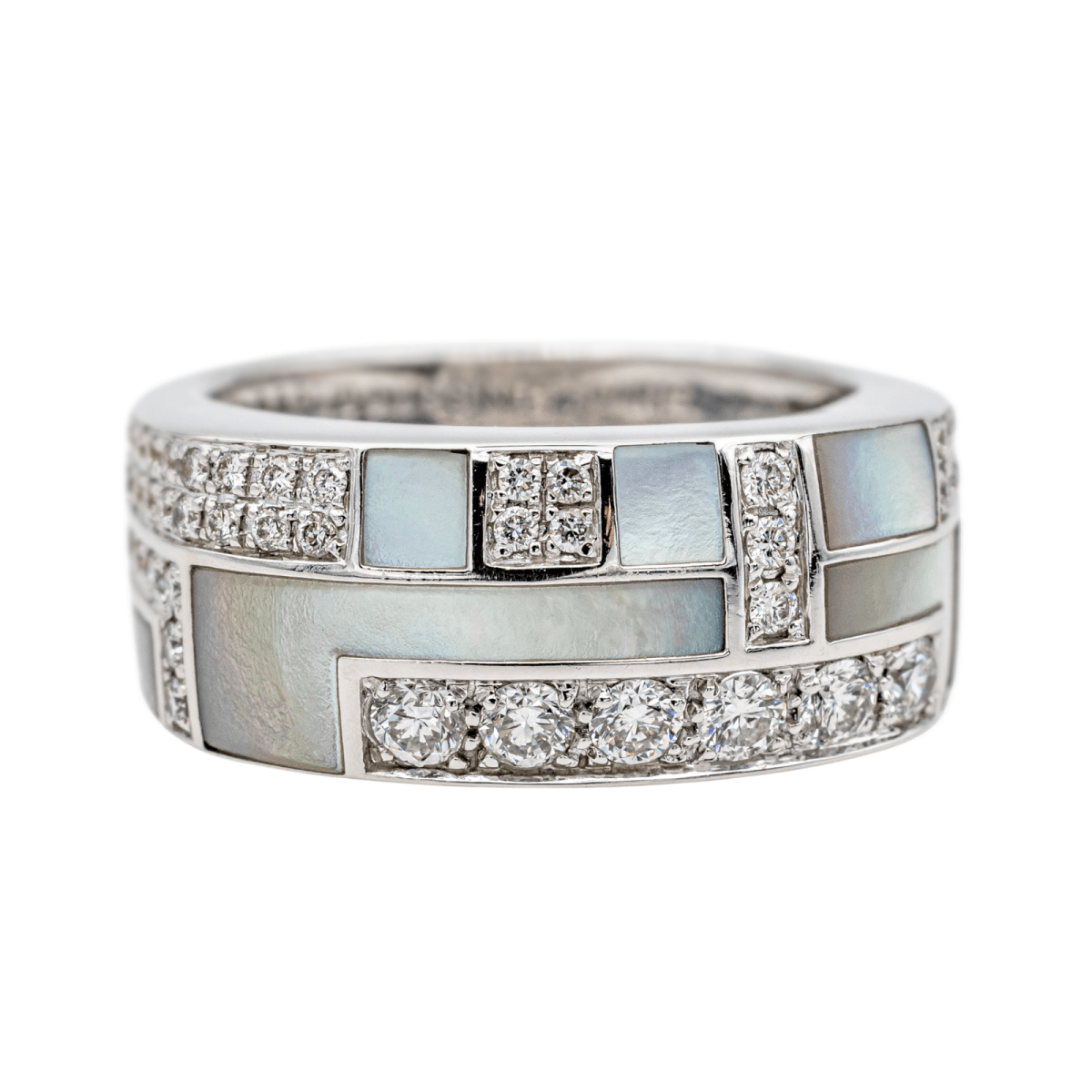 Mauboussin Bague Belle de jour Or blanc Nacre - Maison Eloe