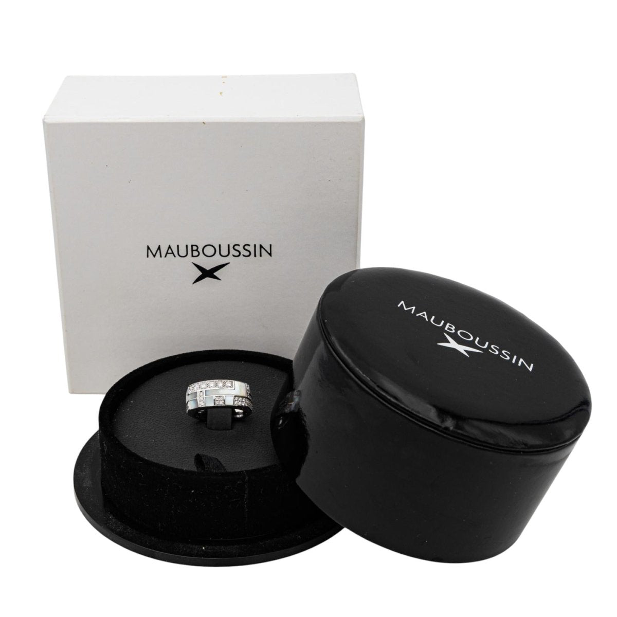 Mauboussin Bague Belle de jour Or blanc Nacre - Maison Eloe