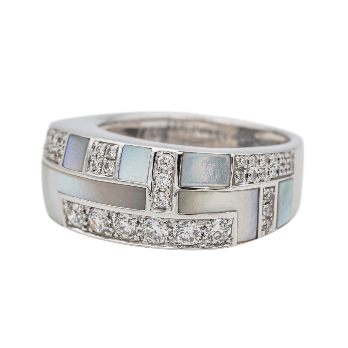 Mauboussin Bague Belle de jour Or blanc Nacre - Maison Eloe