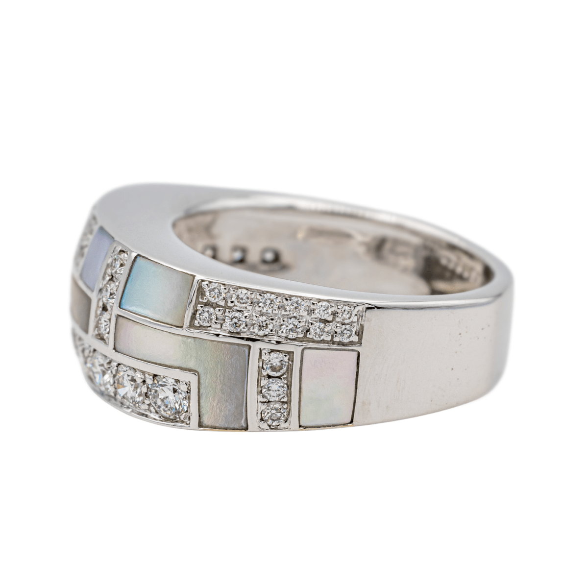 Mauboussin Bague Belle de jour Or blanc Nacre - Maison Eloe
