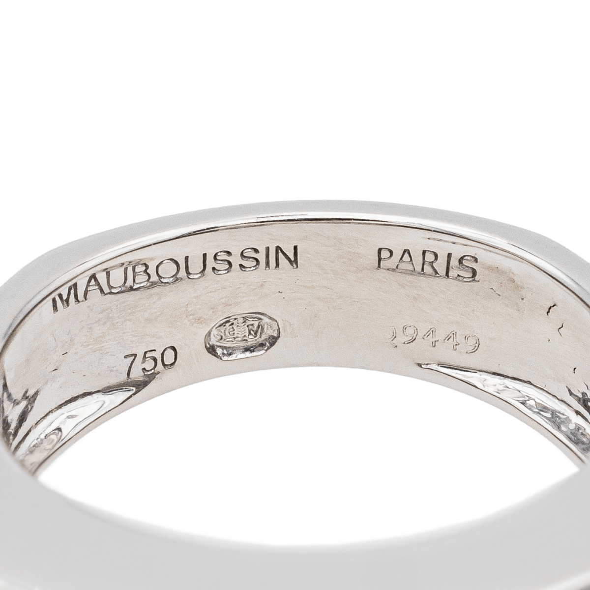 Mauboussin Bague Belle de jour Or blanc Nacre - Maison Eloe