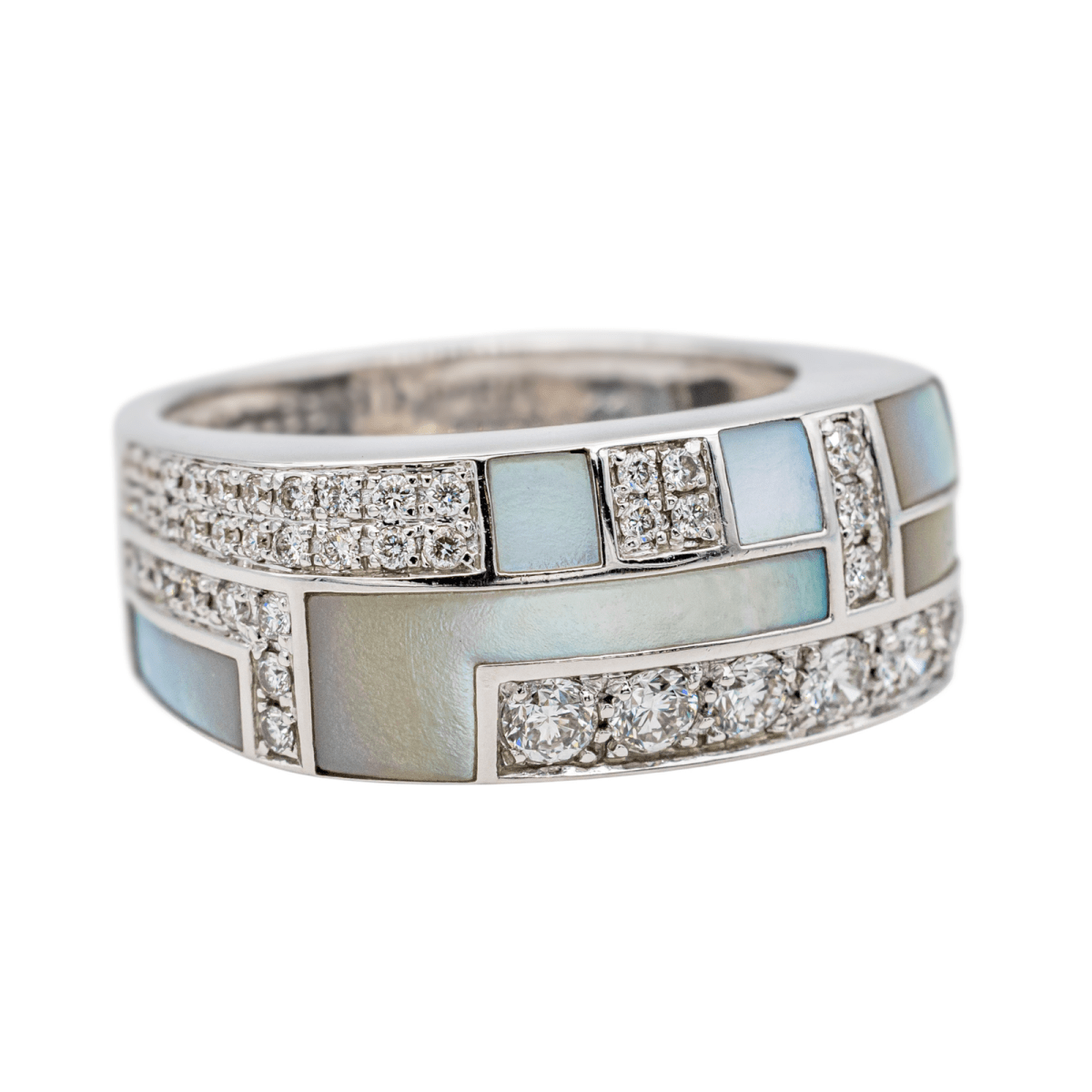 Mauboussin Bague Belle de jour Or blanc Nacre - Maison Eloe