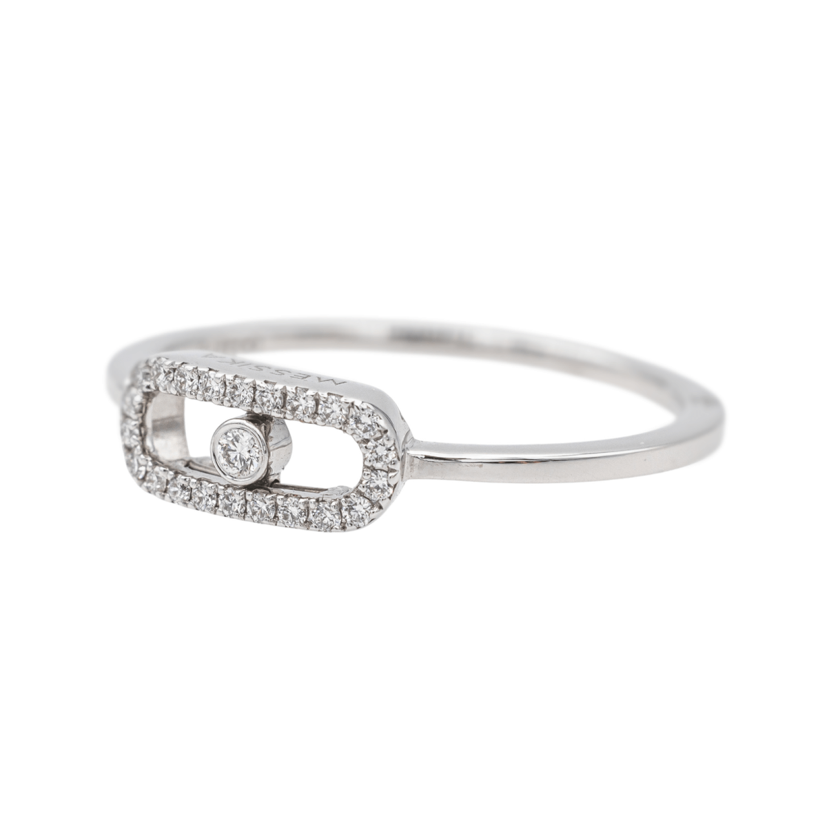 Messika Bague Move Uno Or blanc Diamant - Maison Eloe