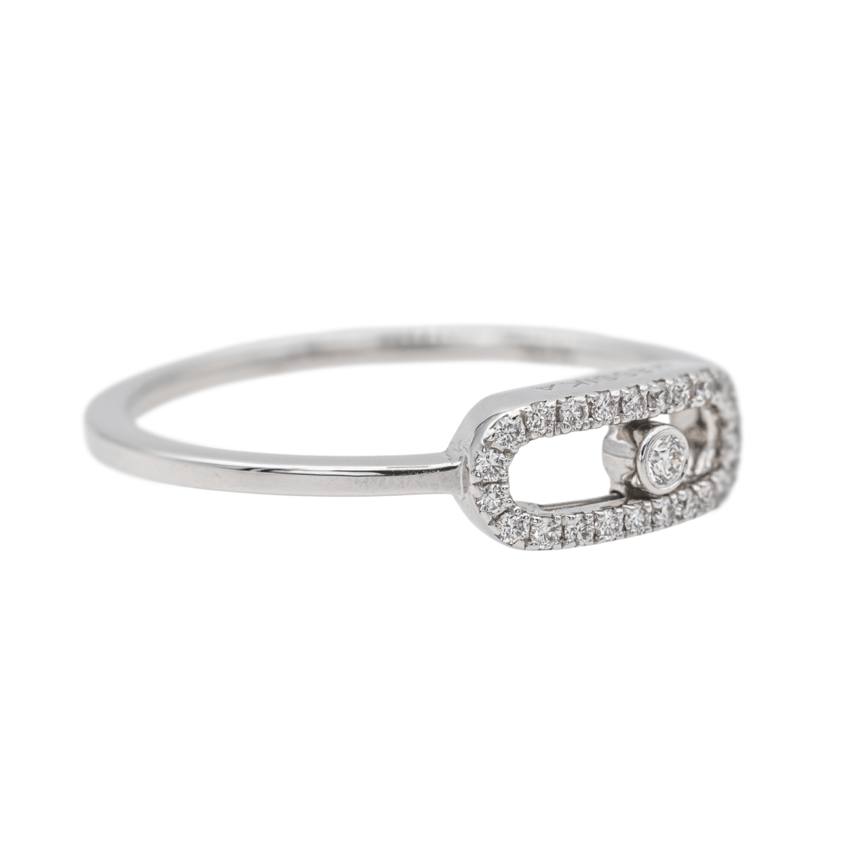 Messika Bague Move Uno Or blanc Diamant - Maison Eloe