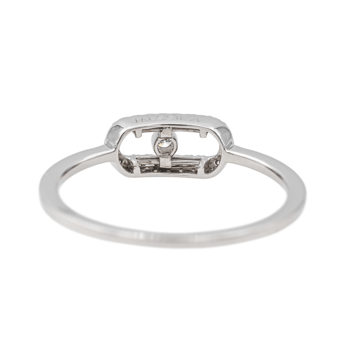 Messika Bague Move Uno Or blanc Diamant - Maison Eloe