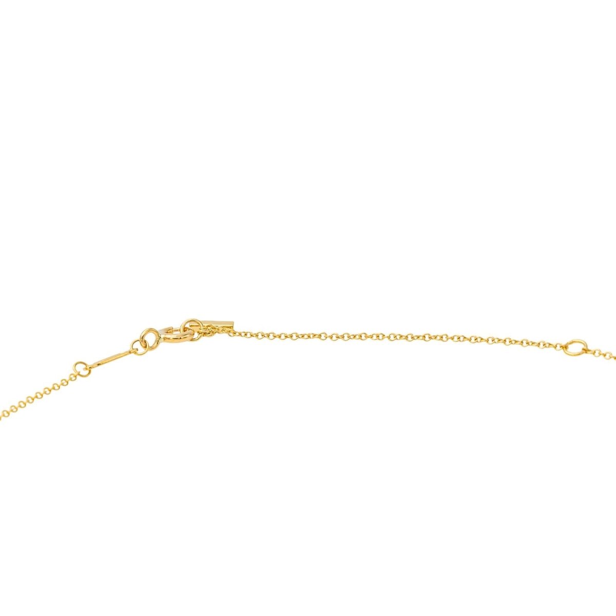 Tiffany & Co Collier T Smile Or jaune Diamants - Maison Eloe