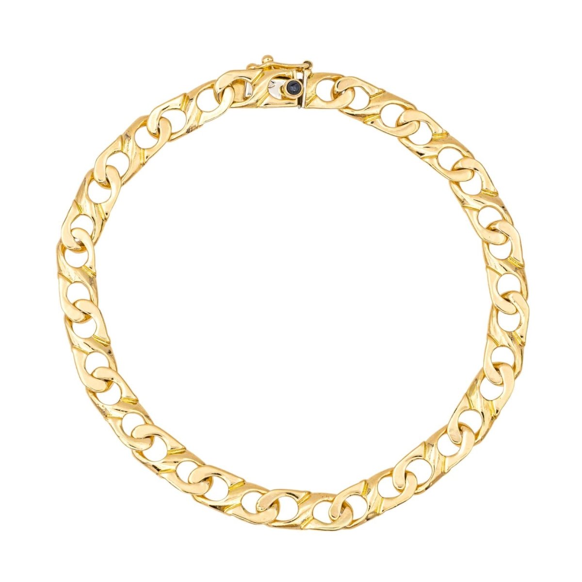 Caplain Saint André Bracelet Or jaune Saphir - Maison Eloe