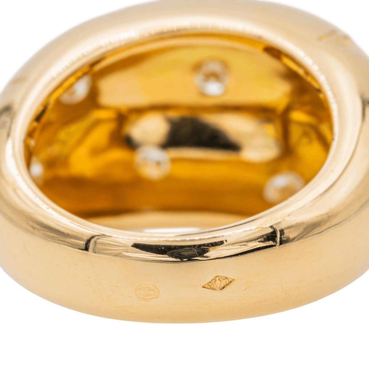 Cartier Bague Or jaune Diamant - Maison Eloe