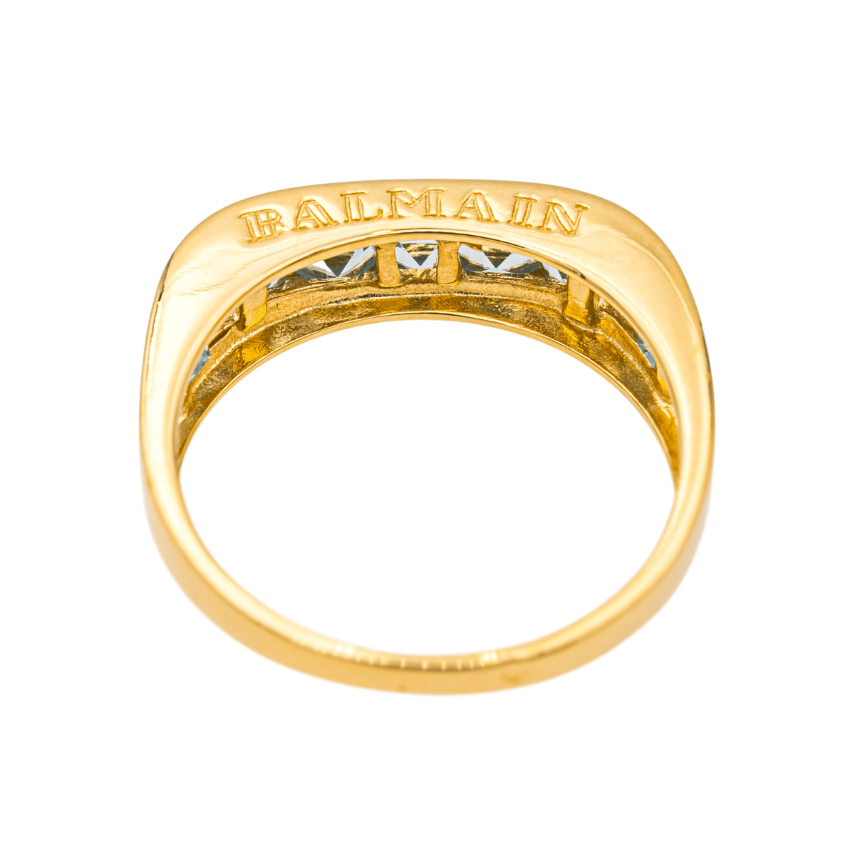 Balmain Bague Or jaune Topaze - Maison Eloe