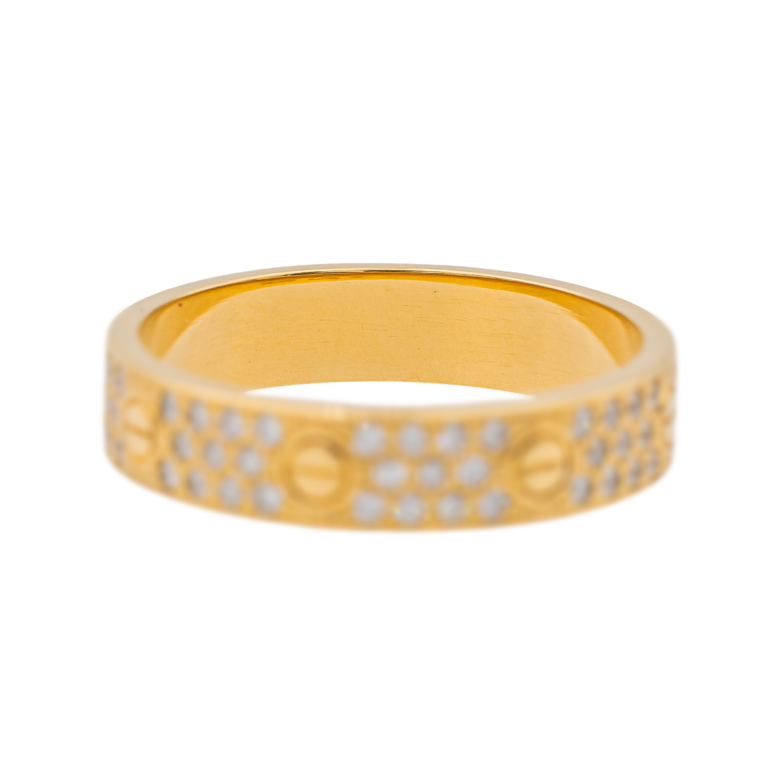 Cartier Love Wedding Ring Yellow Gold Diamond